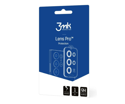 Szkło i folia ochronna 3mk Lens Protection Pro Black do Samsung Galaxy A37/A57 5G